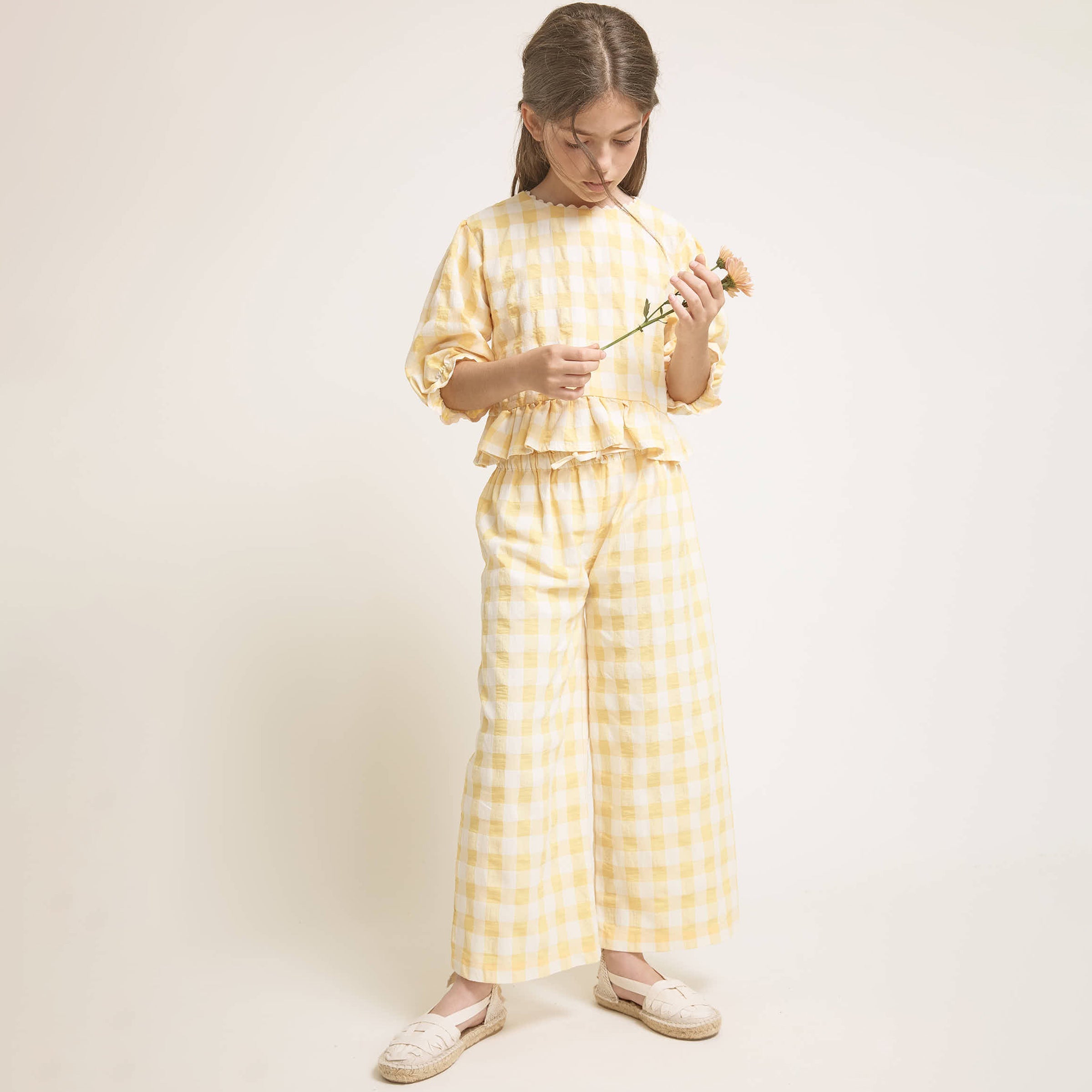 Bluse Gingham Sun