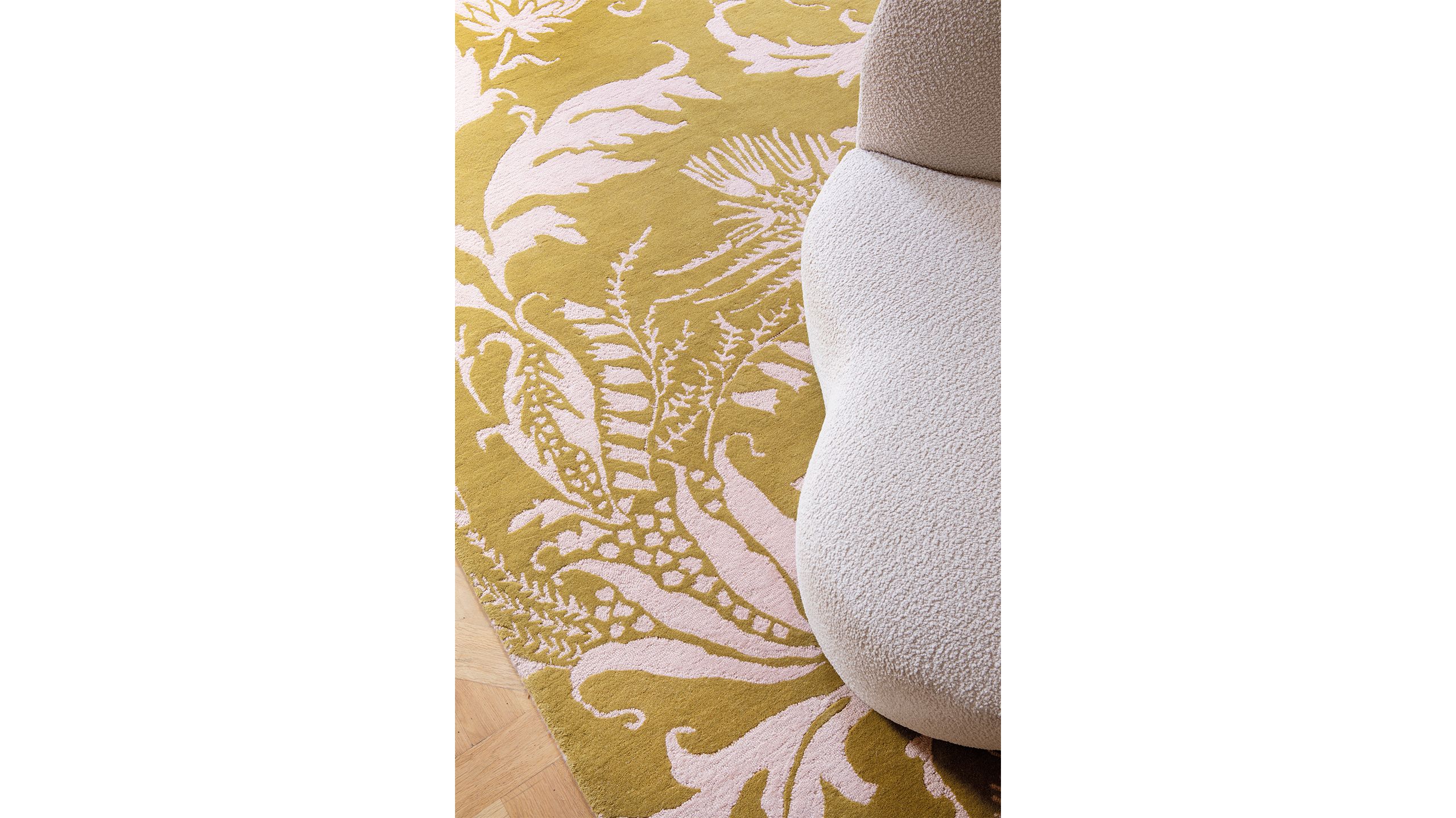 Vloerkleed Yellow 192906 Baroque