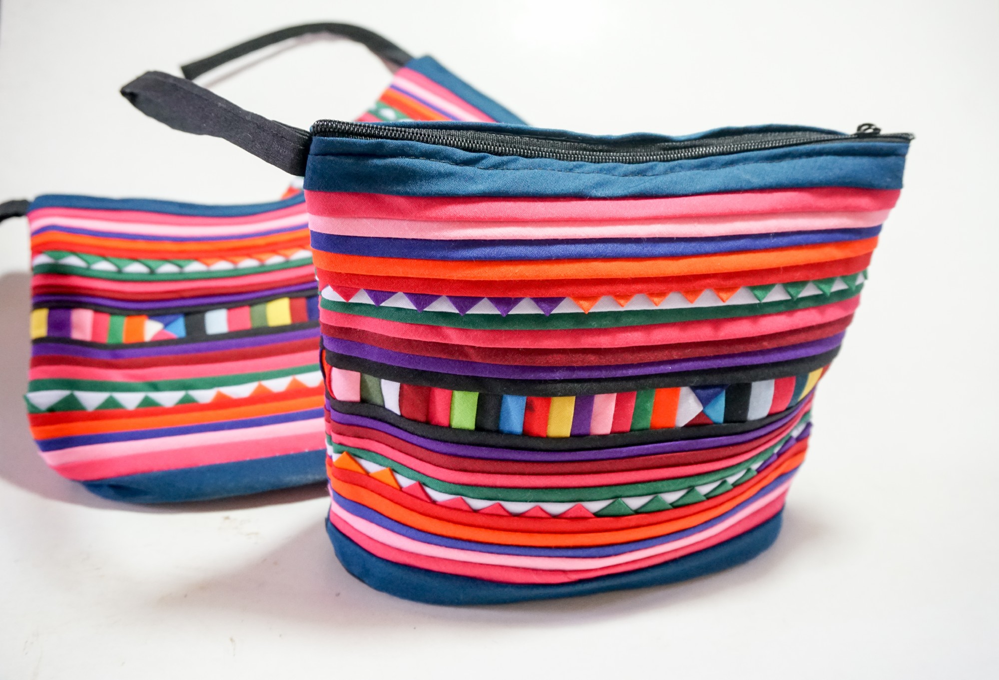 Kosmetik-Beutel blau, multicolor, H 18 cm, B 17 cm, L 7 cm günstig bestellen