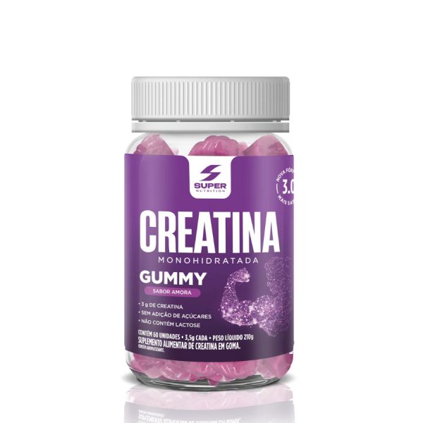 SuperNutrition Gummy Creatina Amora 60 Gomas