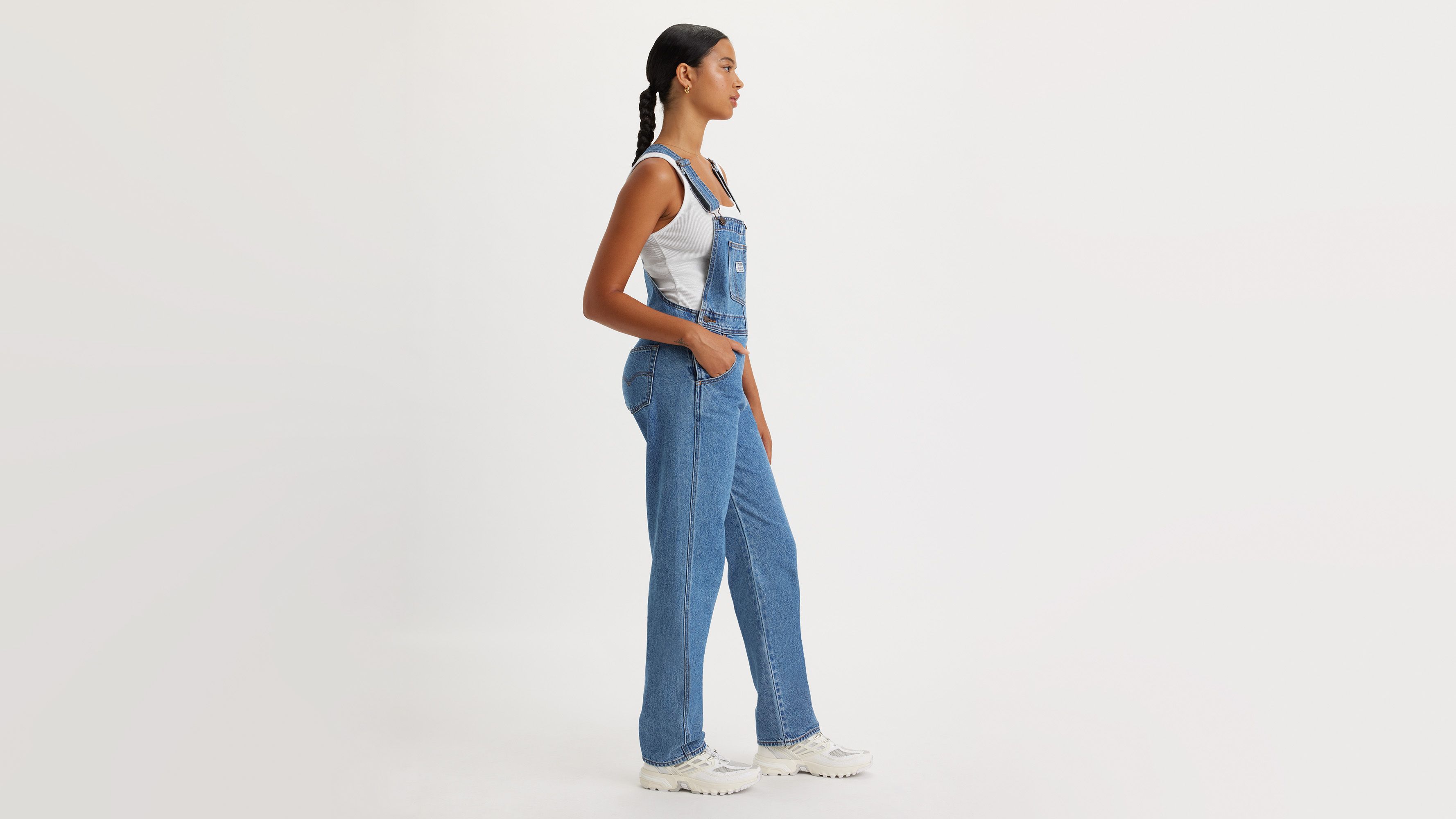 Salopette vintage denim - Foolish Love - Bleu