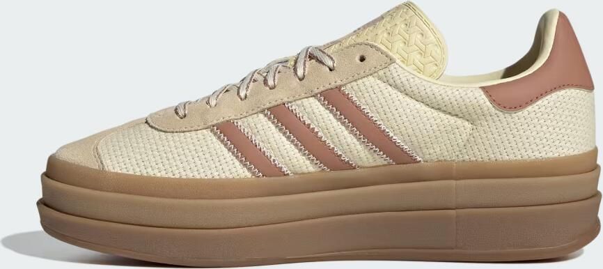 Adidas Originals Gazelle Bold sneakers ecru roze