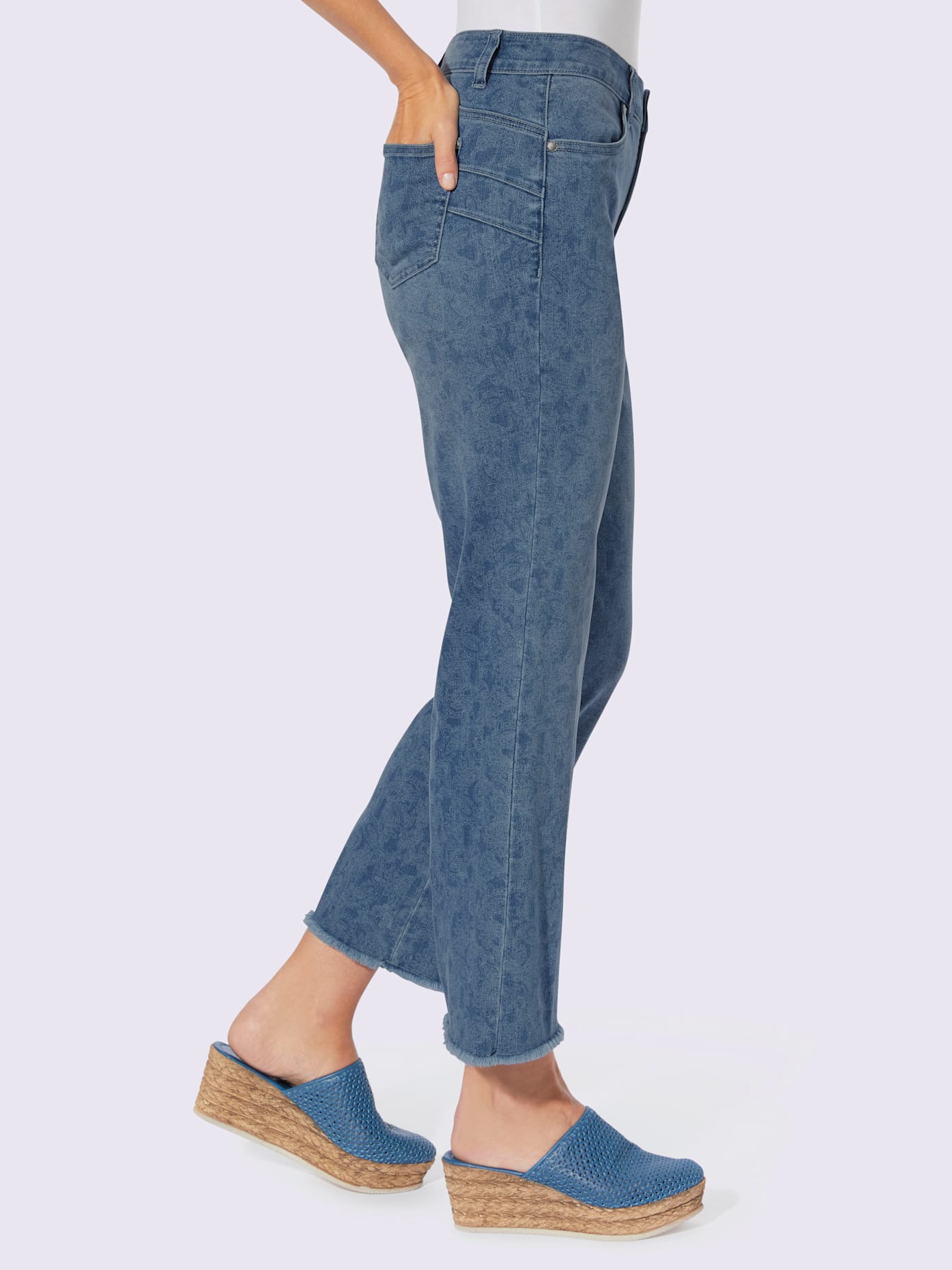 Jean push-up effet « push-up » pour un joli fessier