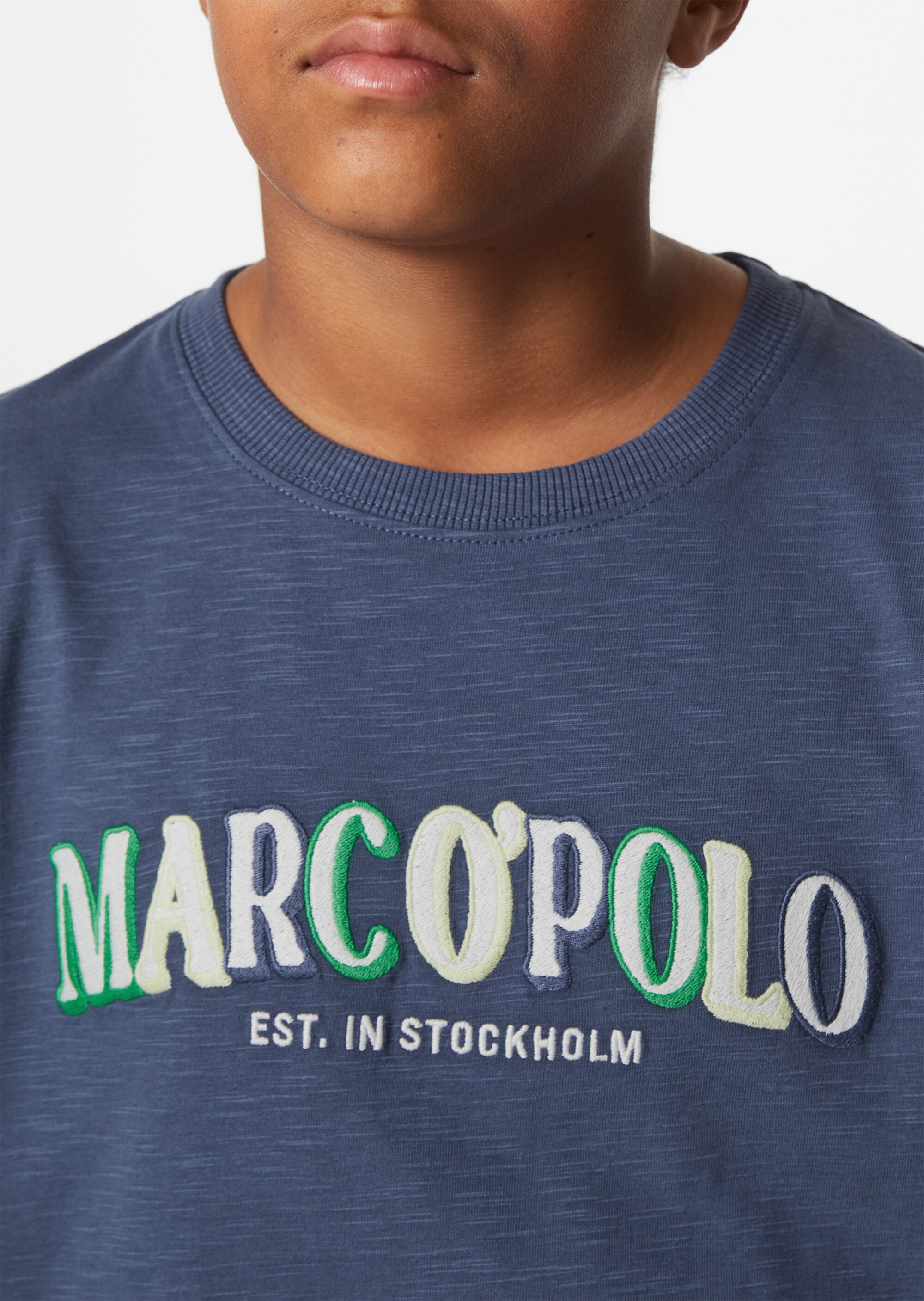 TEENS-BOYS T-Shirt mit Logo-Stickerei