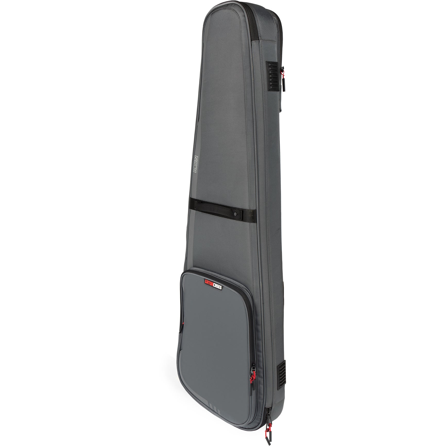 Gator Cases G-ICONBASS-GRY Icon serie softcase voor elektrische basgitaar - grijs