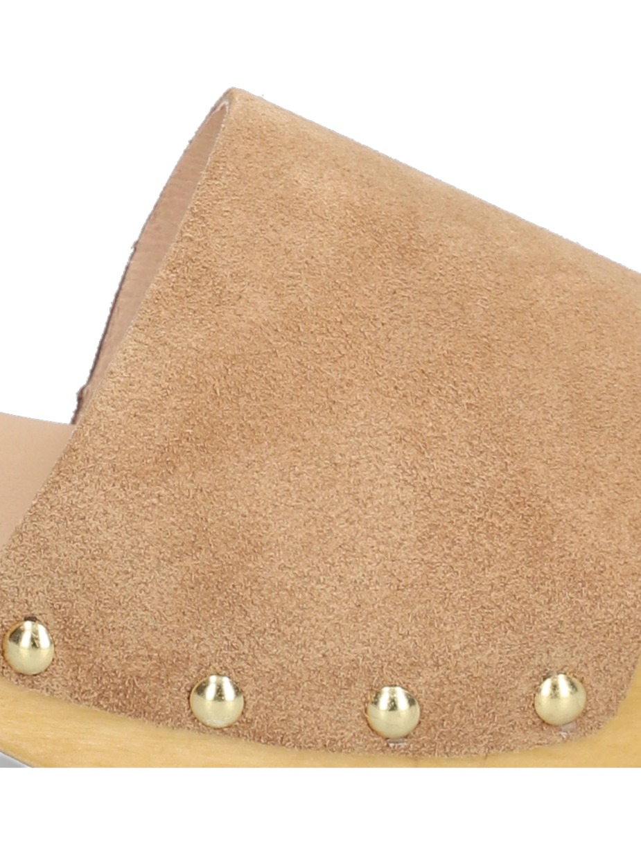 Veloursleder Pantoffel