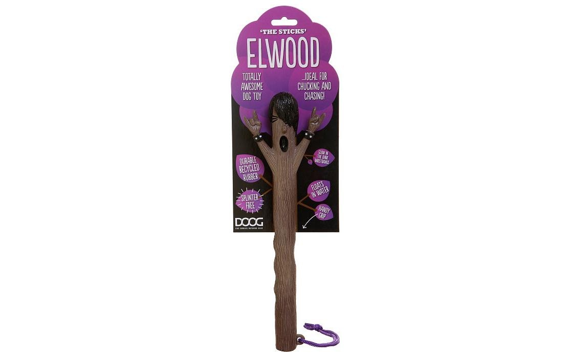 Hunde-Spielzeug Elwood StickHundestock aus recyceltem Gummi