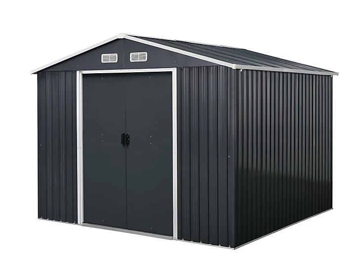 Abri de jardin métal gris Anthracite 7,84 m²