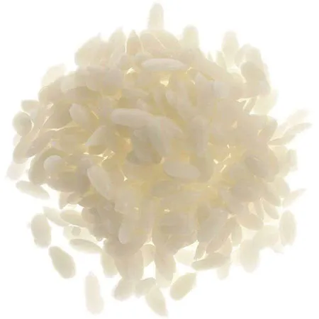 Glorex 100 % reines, weißes Premium Bienenwachs in Pastillen-Form, 200 g Beutel