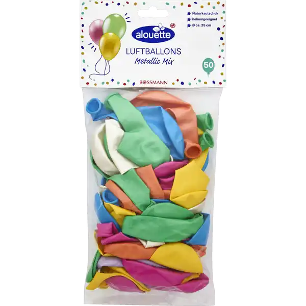 ALOUETTE LUFTBALLONS METALLIC 50 STÜCK