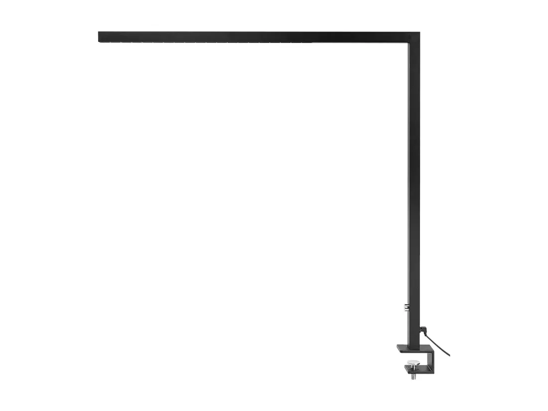Lampe de bureau LED à pince VOLANS Avec variateur Métal Noir