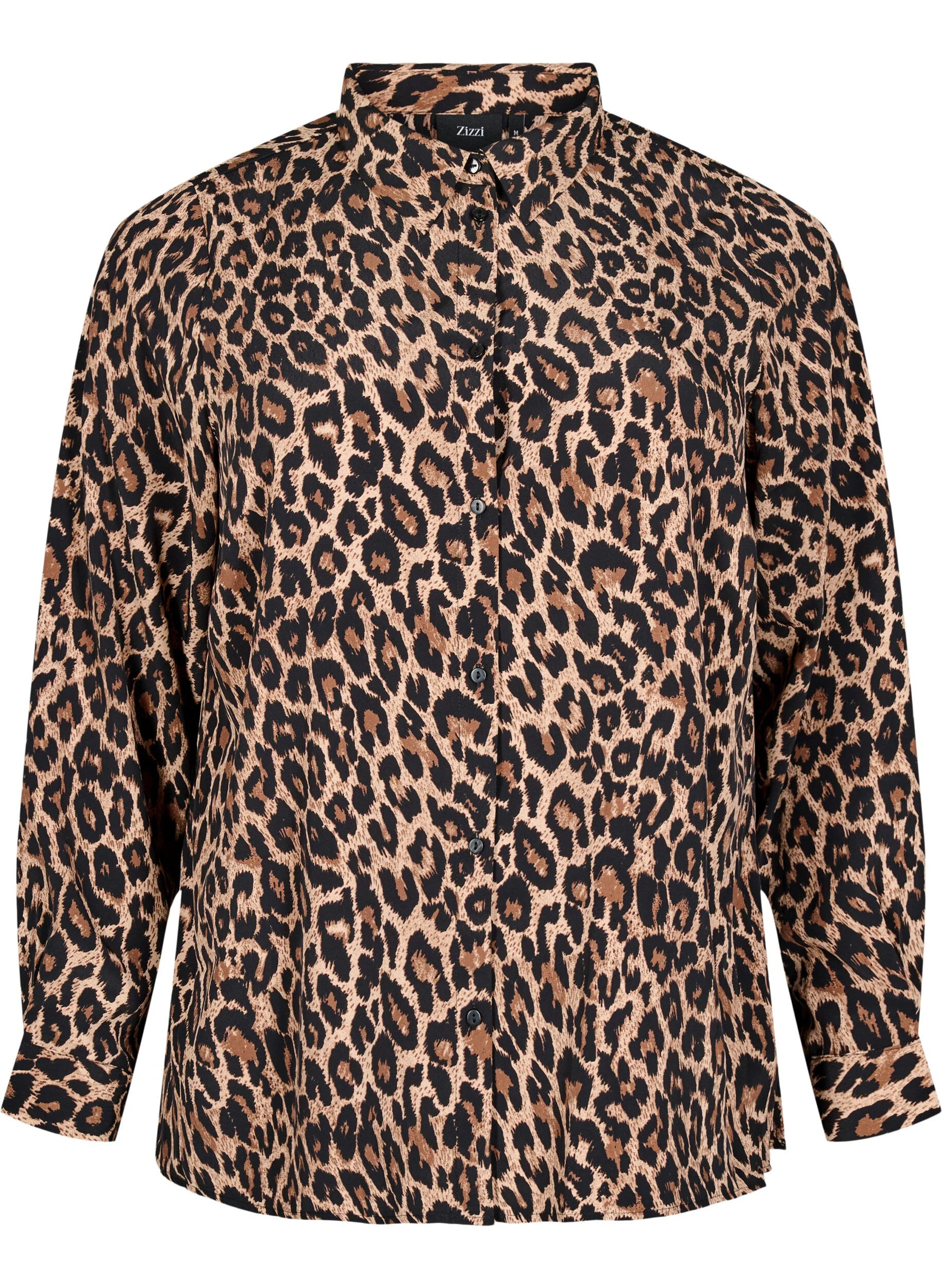 Skjorte med leopardprint