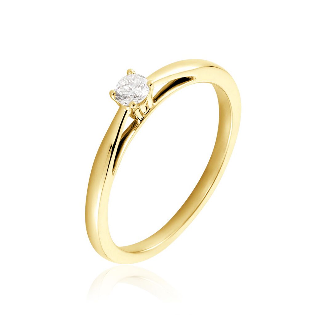 Bague Soltaire Celina Or Jaune Diamant