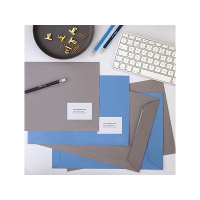 Apli Agipa - 80 Étiquettes adhésives blanches multi-usages - 105 x 74 mm - coins droits - réf 12921