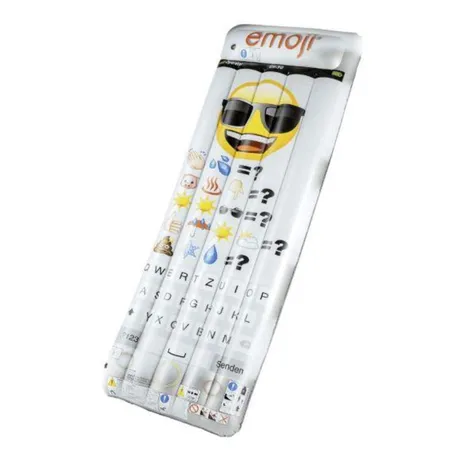 Happy People Luftmatratze Emoji im Handy Design 170x60 cm
