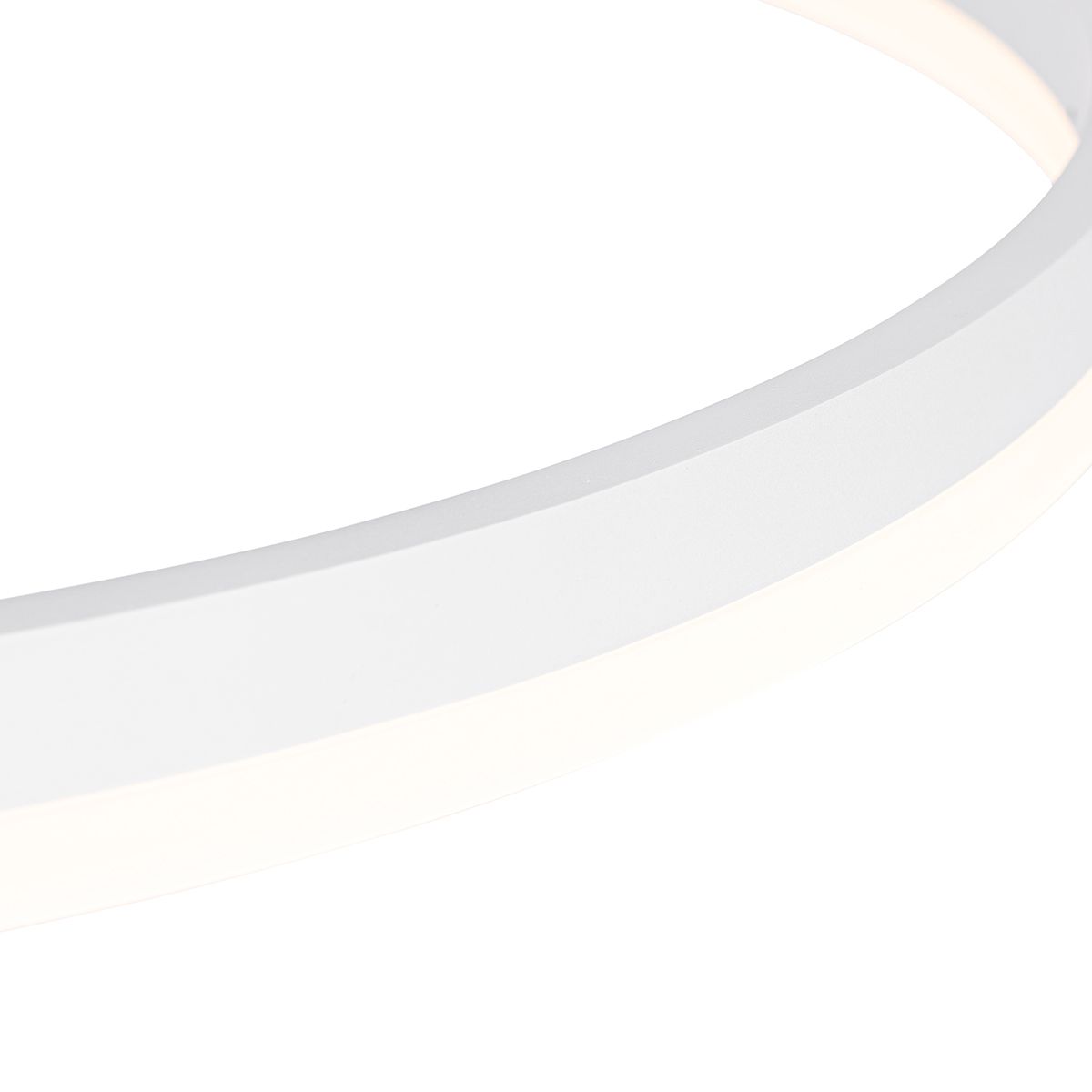 Design hanglamp wit 60 cm incl. LED 3-staps dimbaar - Anello