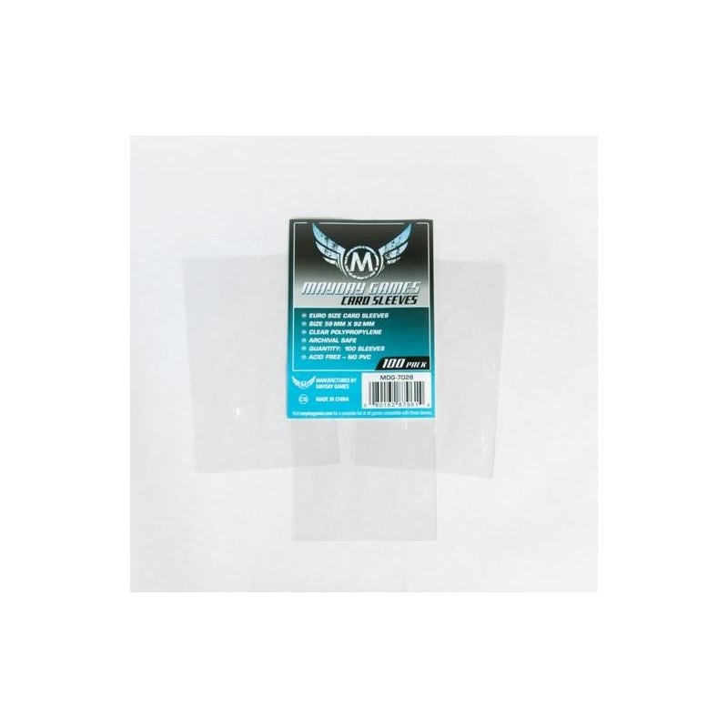 Lot de 100 Protège-Cartes 59x92mm