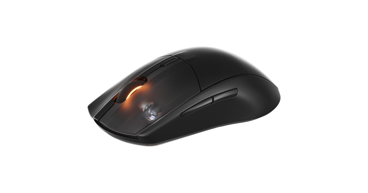 SteelSeriesRival 3 Wireless Gen 2 gaming muis  (Zwart, 18.000 dpi, RGB leds)