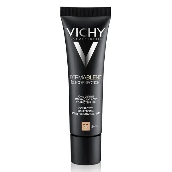 Base Corretiva e Rejuvenescedora Vichy Dermablend 3D nº 35 Areia 30ml