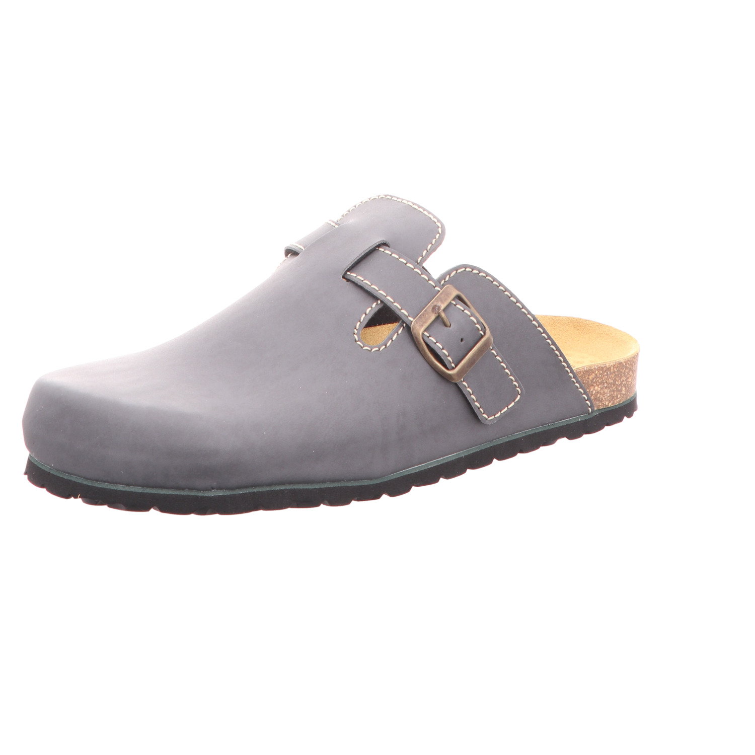 SCHUH OKAY Herren-Clog mit Tieffußbett Grau