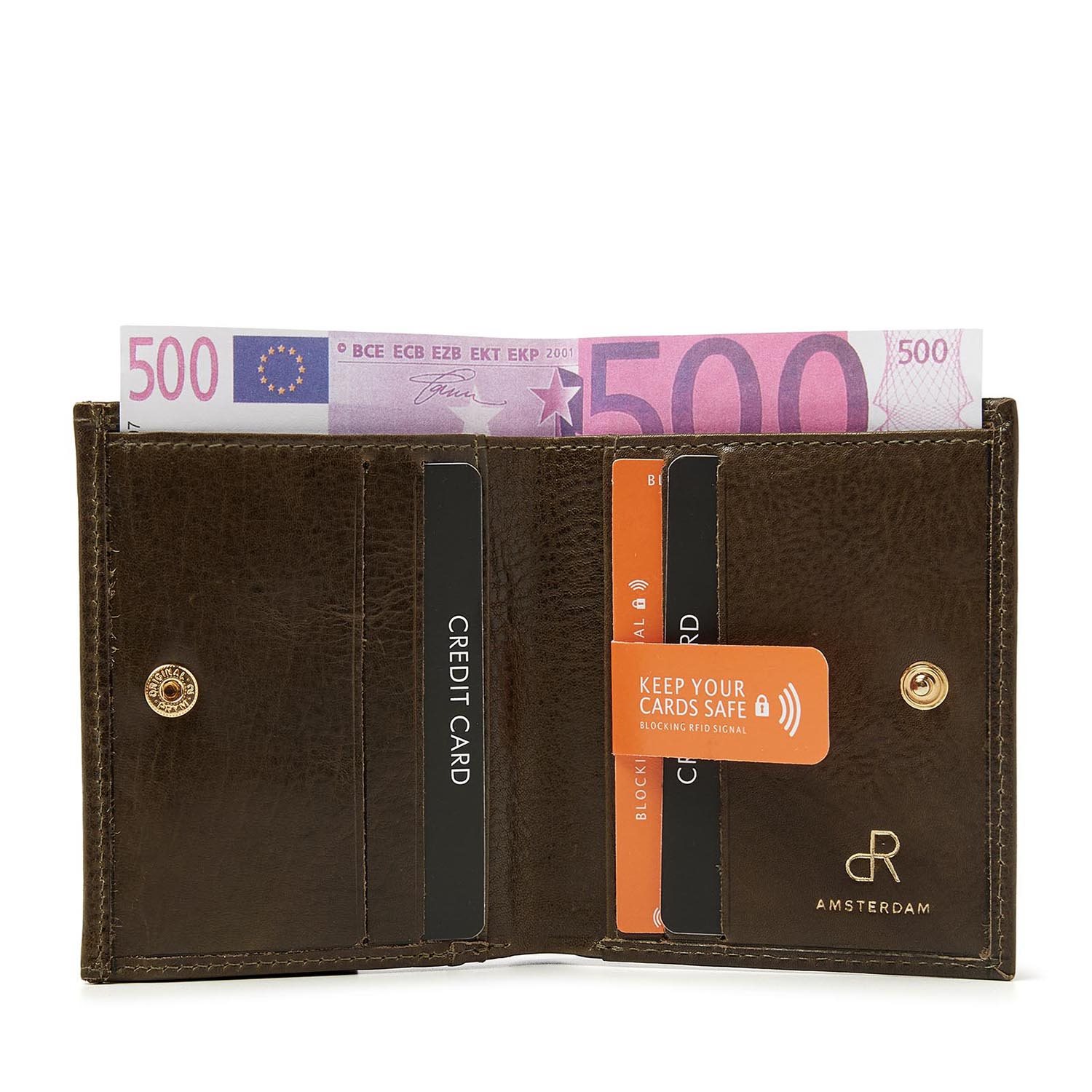 dR Amsterdam Milan Billfold 28535 green
