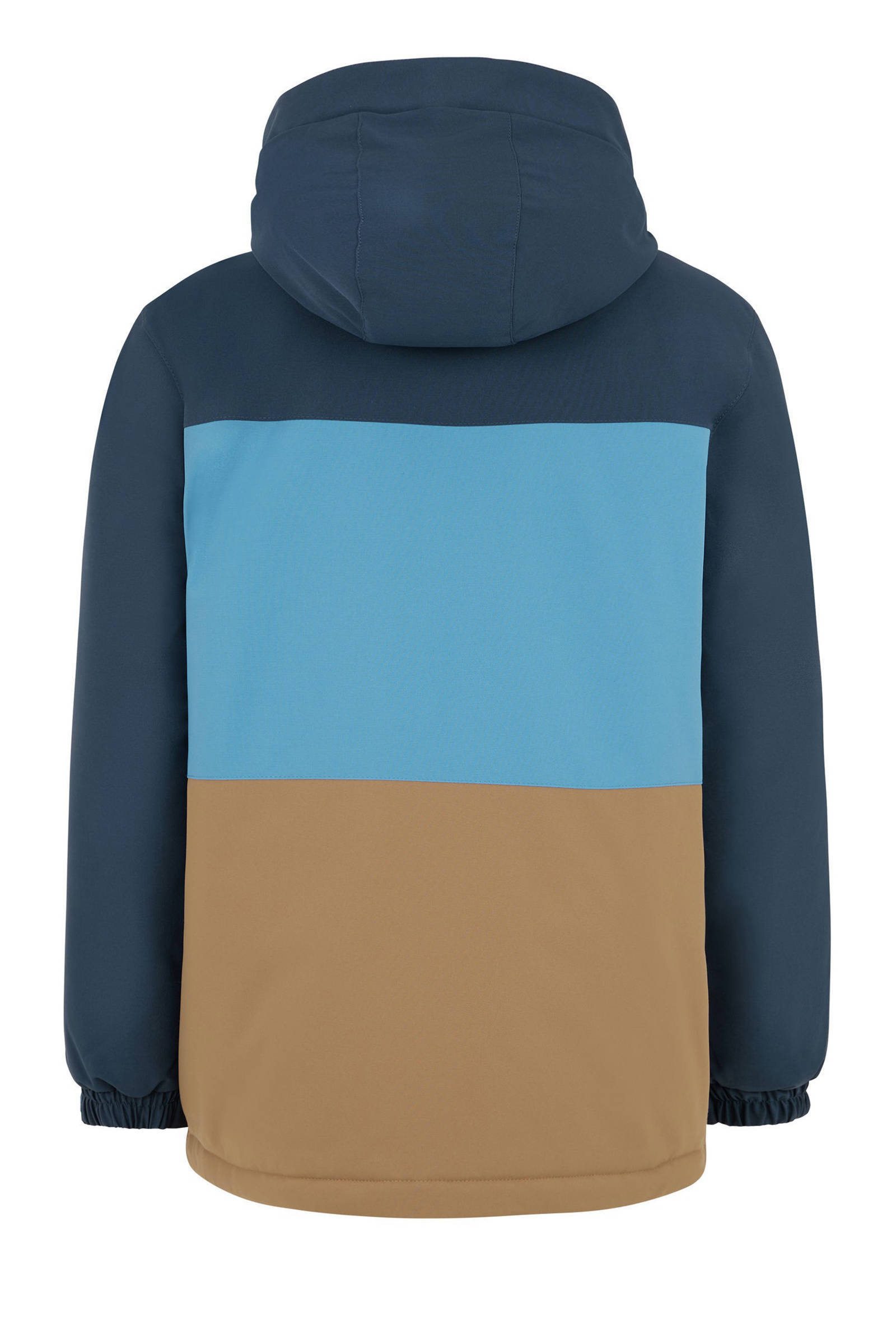 Protest ski-jack RTBUZZERD JR donkerblauw/aqua/camel