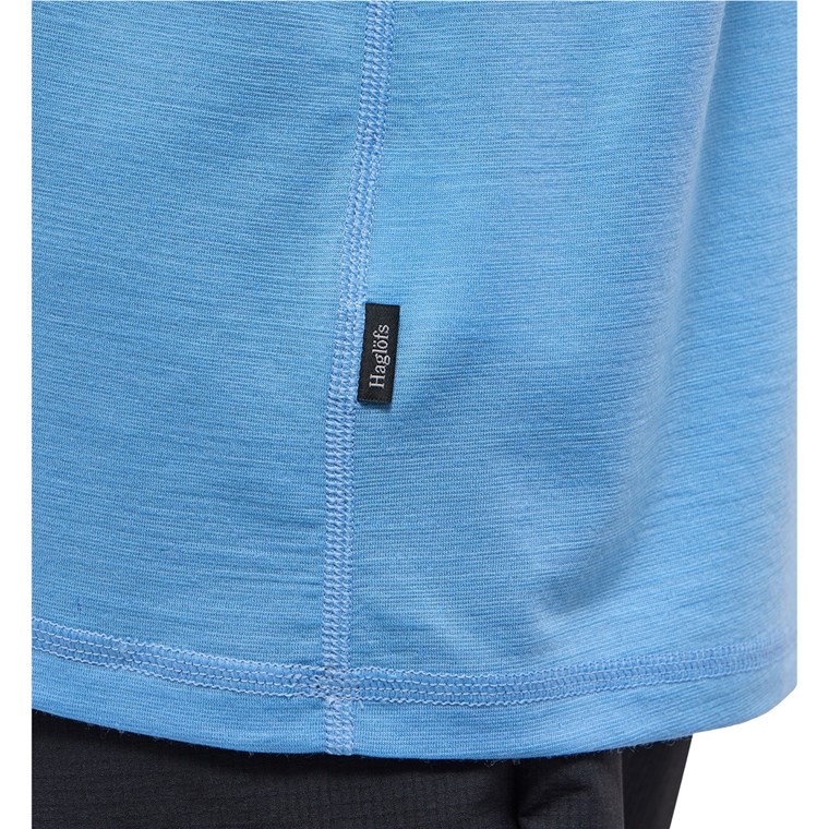 Haglöfs Kaise Wool LS Tee Men Sky Blue