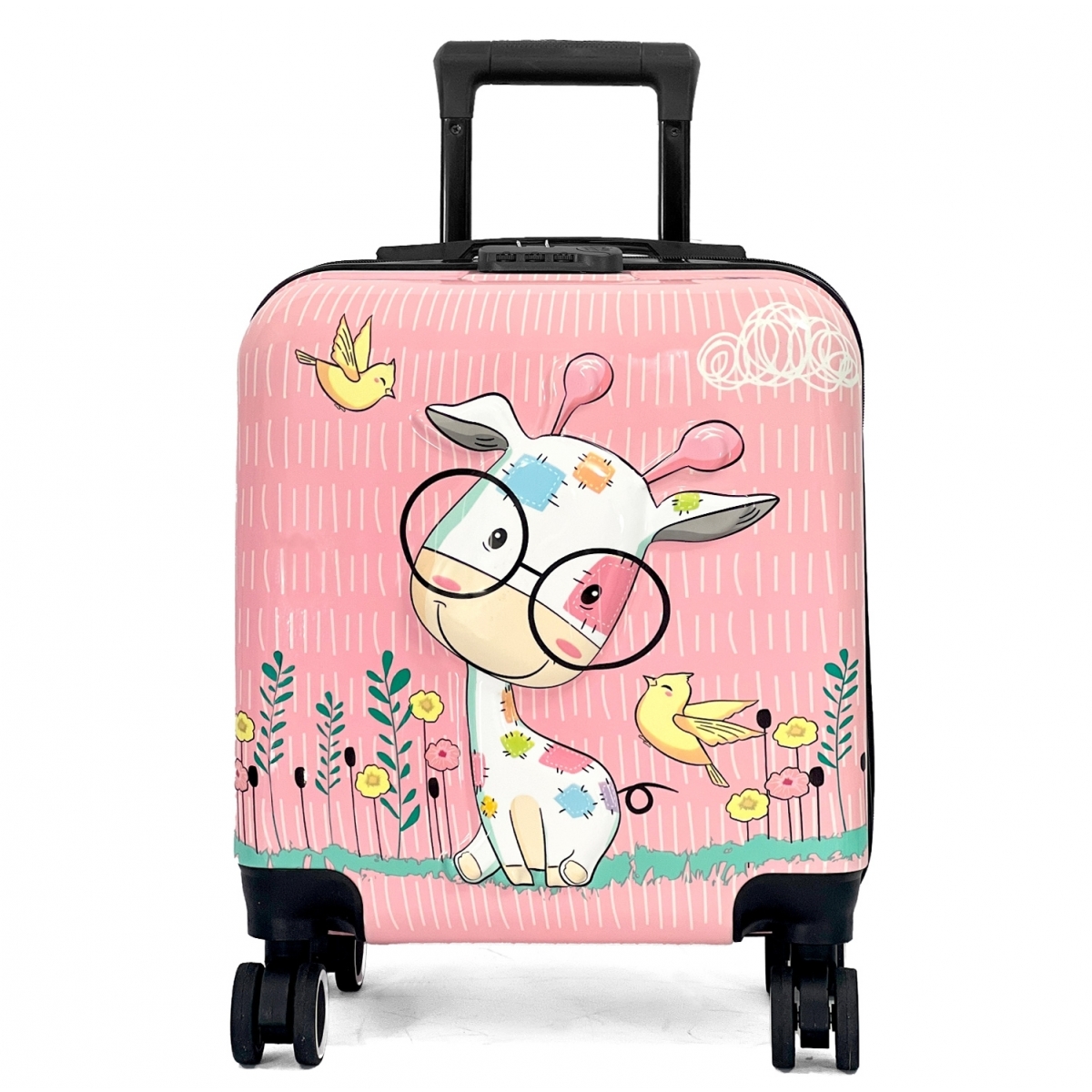 Les Sacs de K'rlot Valise cabine rigide enfant motif 3D Les Sacs de K'rlot 46cm