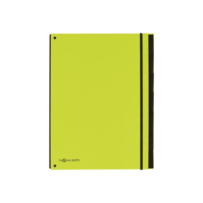Pagna Office Trend - Trieur polypro à fenêtres 7 positions - vert clair