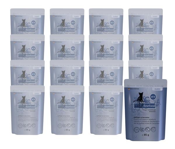 Catz finefood, Nassfutter für Katzen, 16 x 85