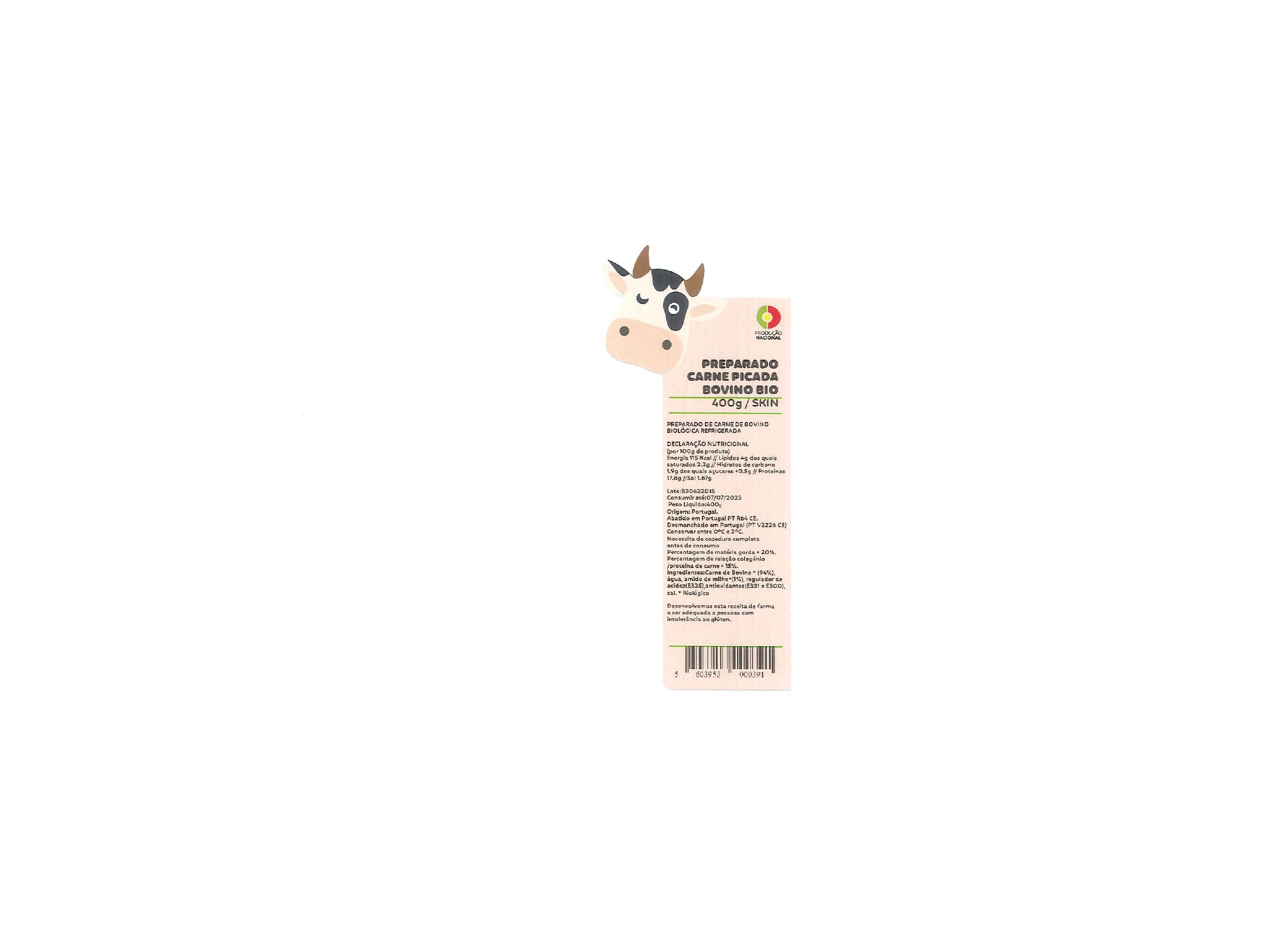 CARNE PICADA BOVINO BIOLOGIC BIO 400G