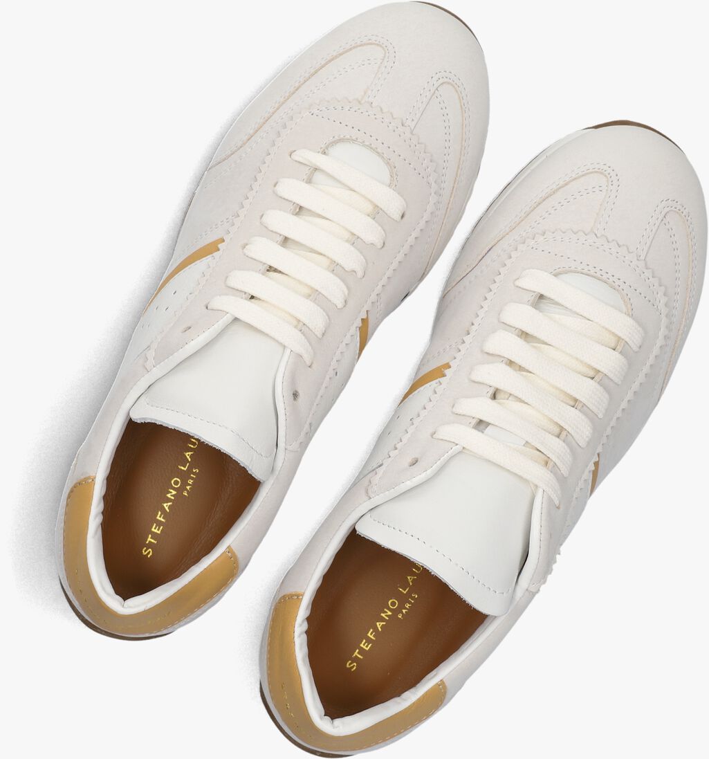 witte stefano lauran lage sneakers 1tage1031