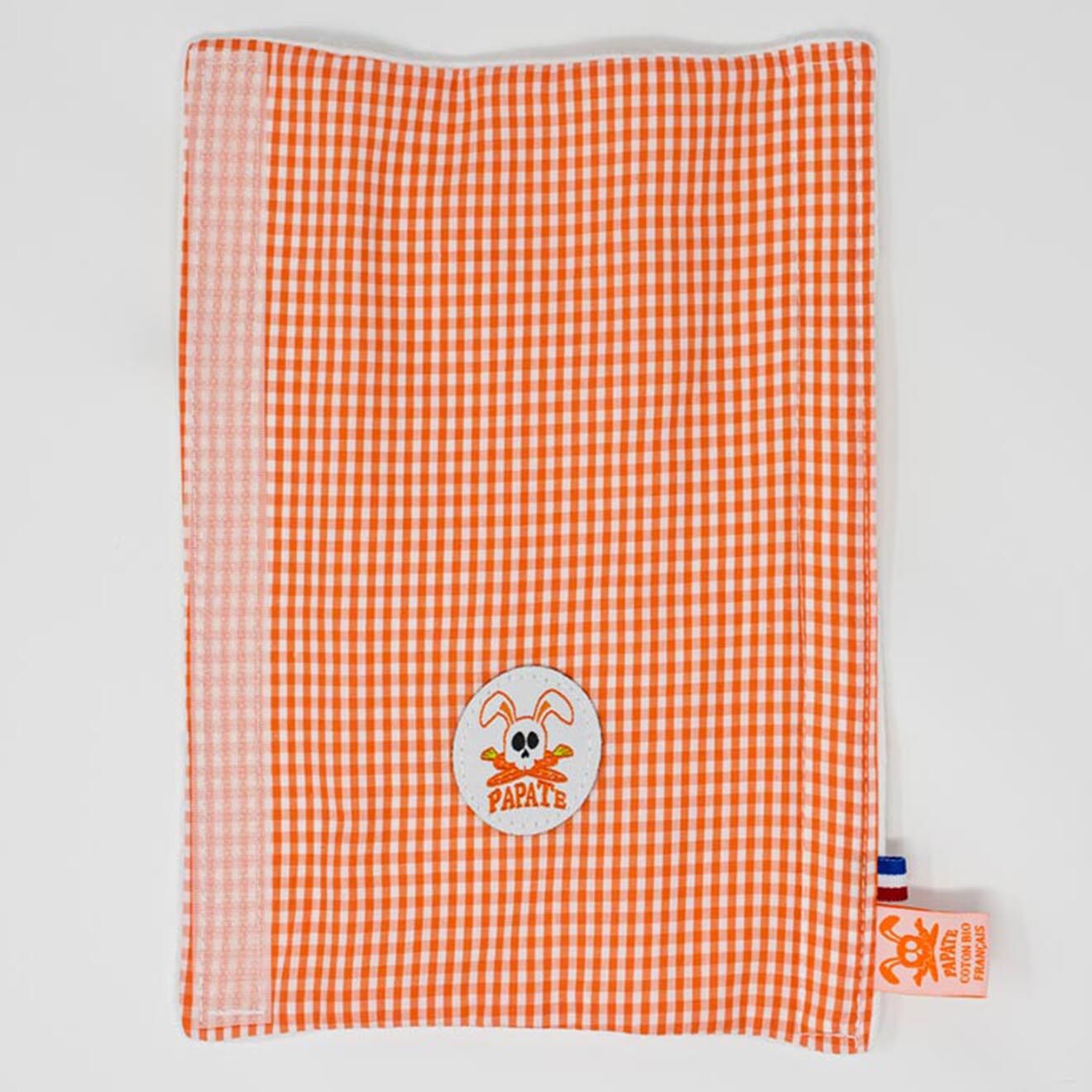 Papate Protège Ceinture de sécurité en Coton Bio vichy - 5x23 cm