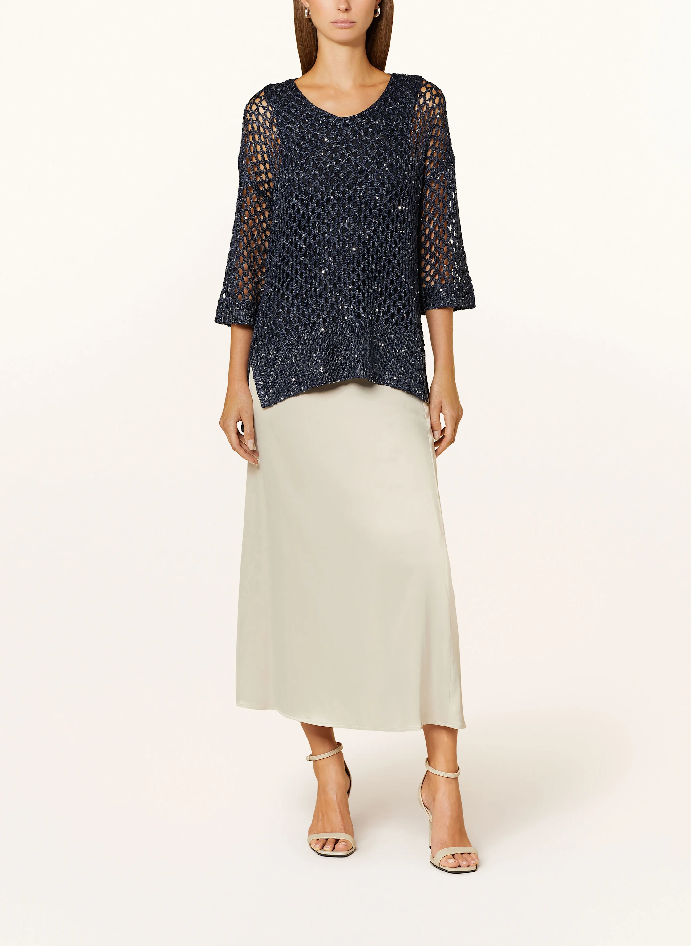 Joseph Ribkoff Pullover mit 3/4-Arm und Pailletten