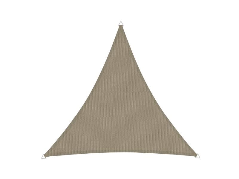 Windhager Sonnensegel Cannes, 4 m, Dreieckig, Taupe Schattentuch für Terrasse oder Balkon