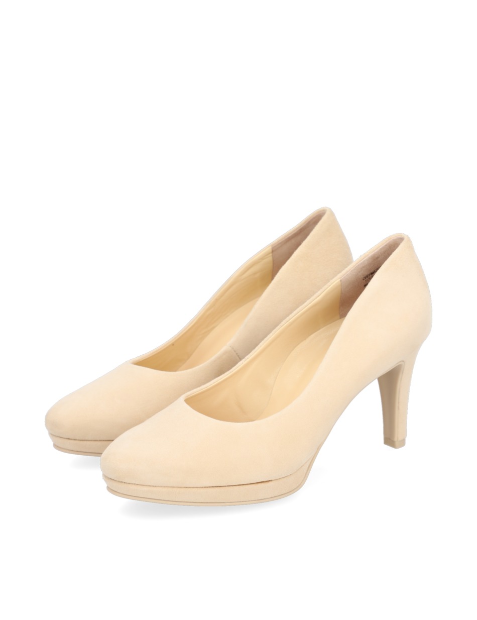 Veloursleder Pumps