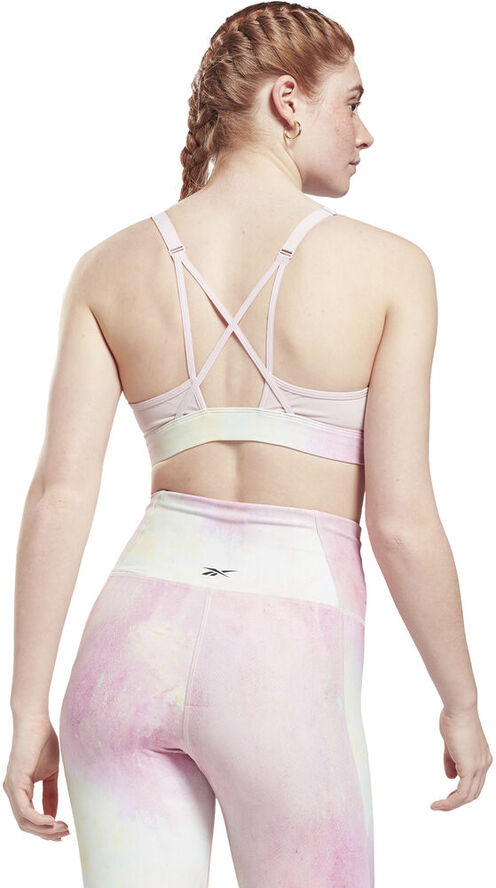 Reebok Lux Strappy sports bh Pink