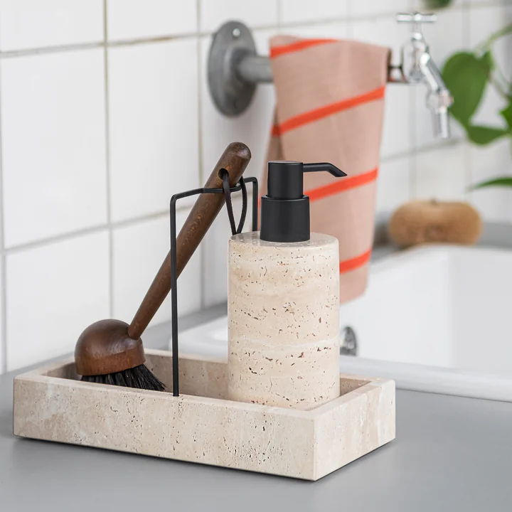 Mette Ditmer - Travertine Spülorganizer, leinen
