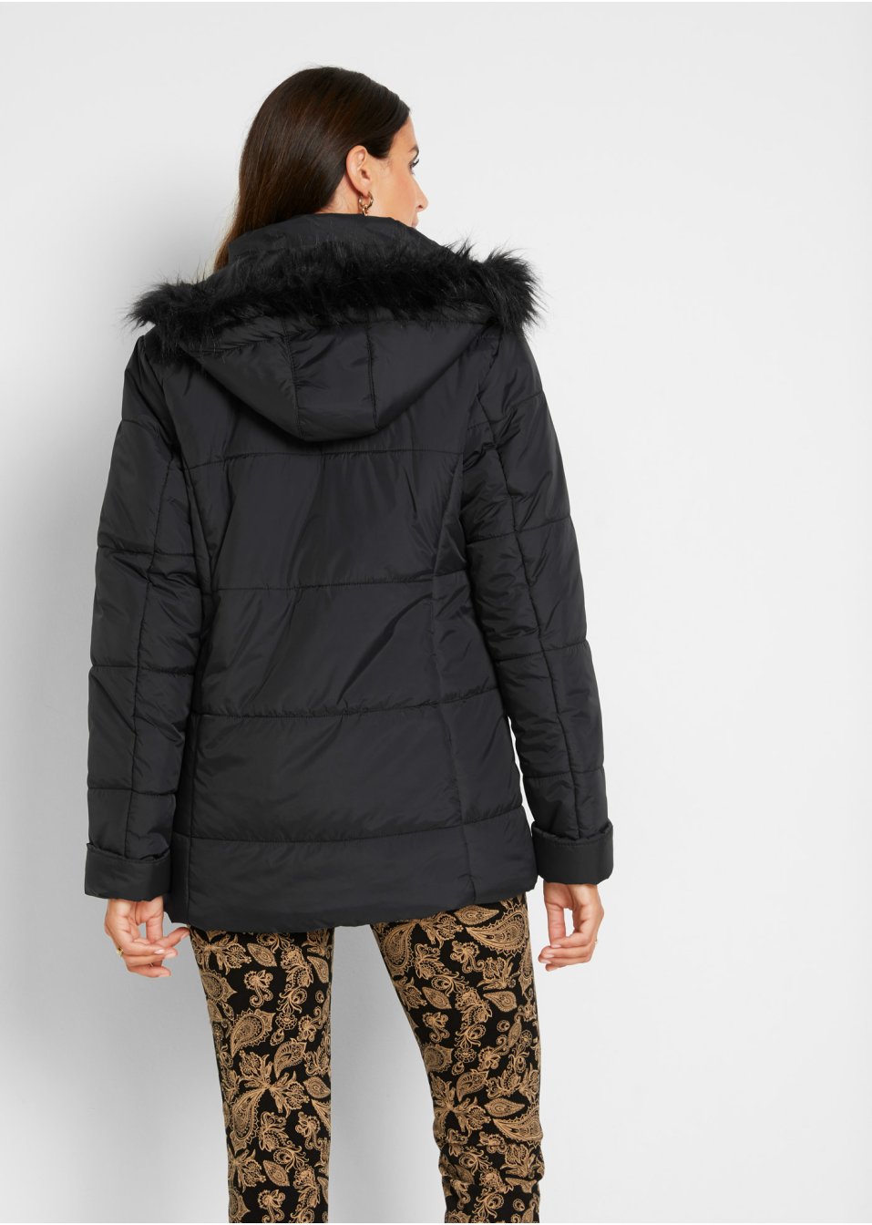 Veste matelassée avec application en synthétique