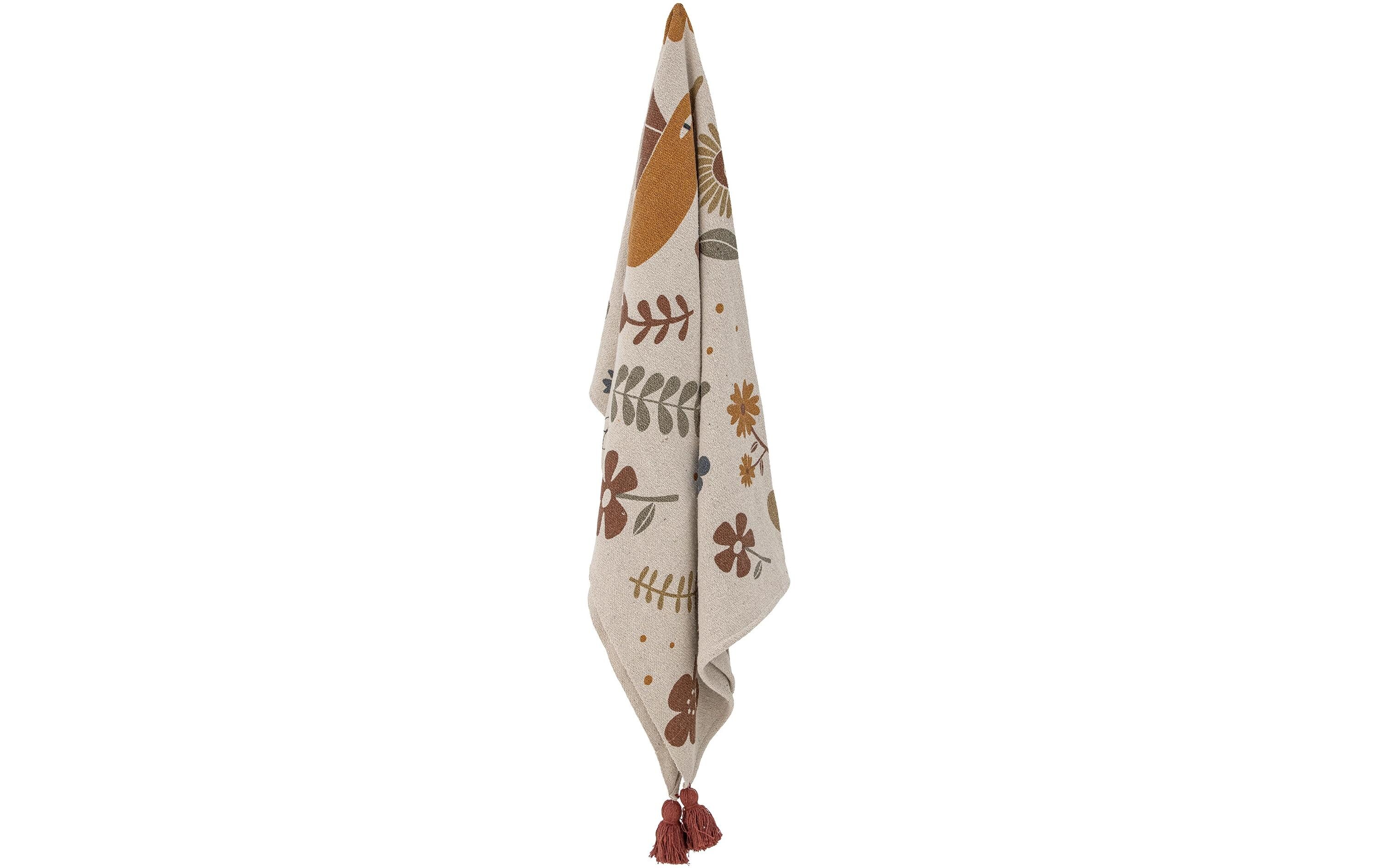 Kuscheldecke Bryn 160 x 130 cmDecke zum Kuscheln aus recycelter Baumwolle und Polyester