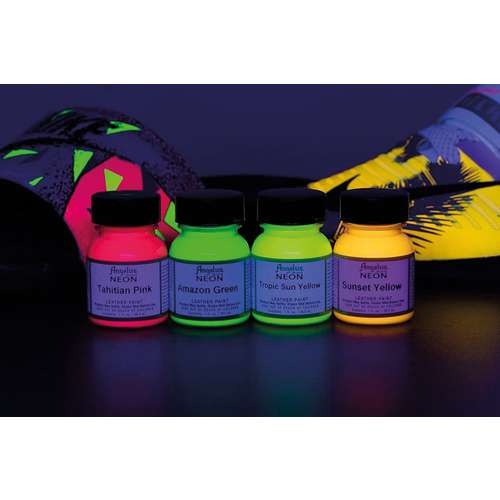 Angelus® NEON Acrylic Lederfarbe, einzeln