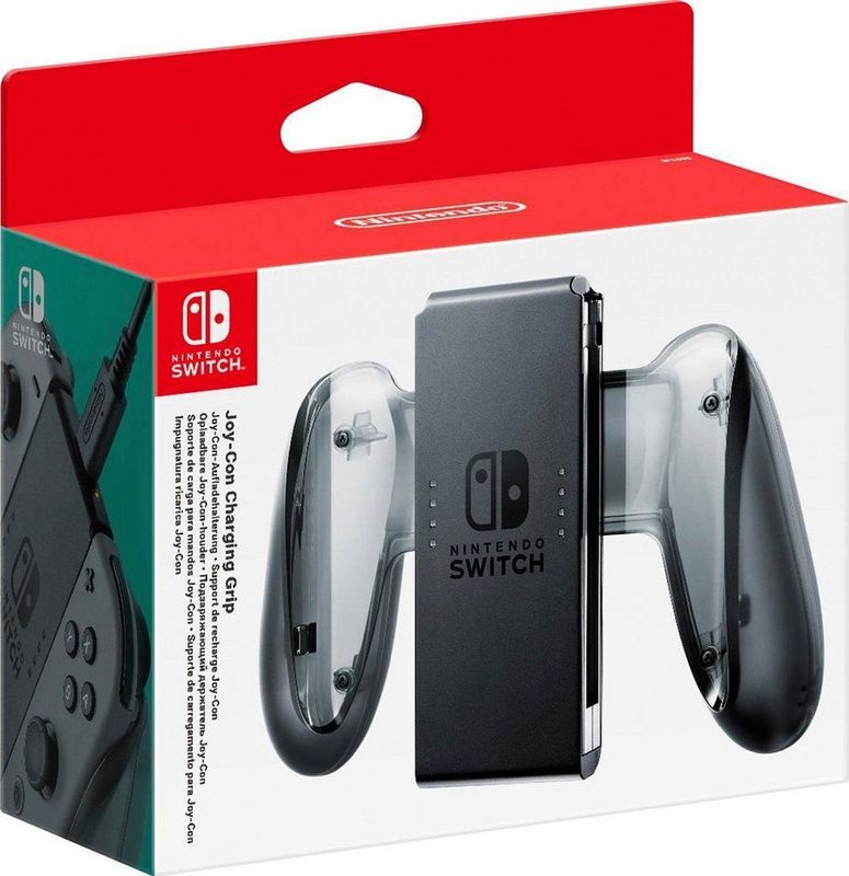 Nintendo - Joy-Con-houder - Gaming-accessoires - Oplaadbaar - Transparante Body