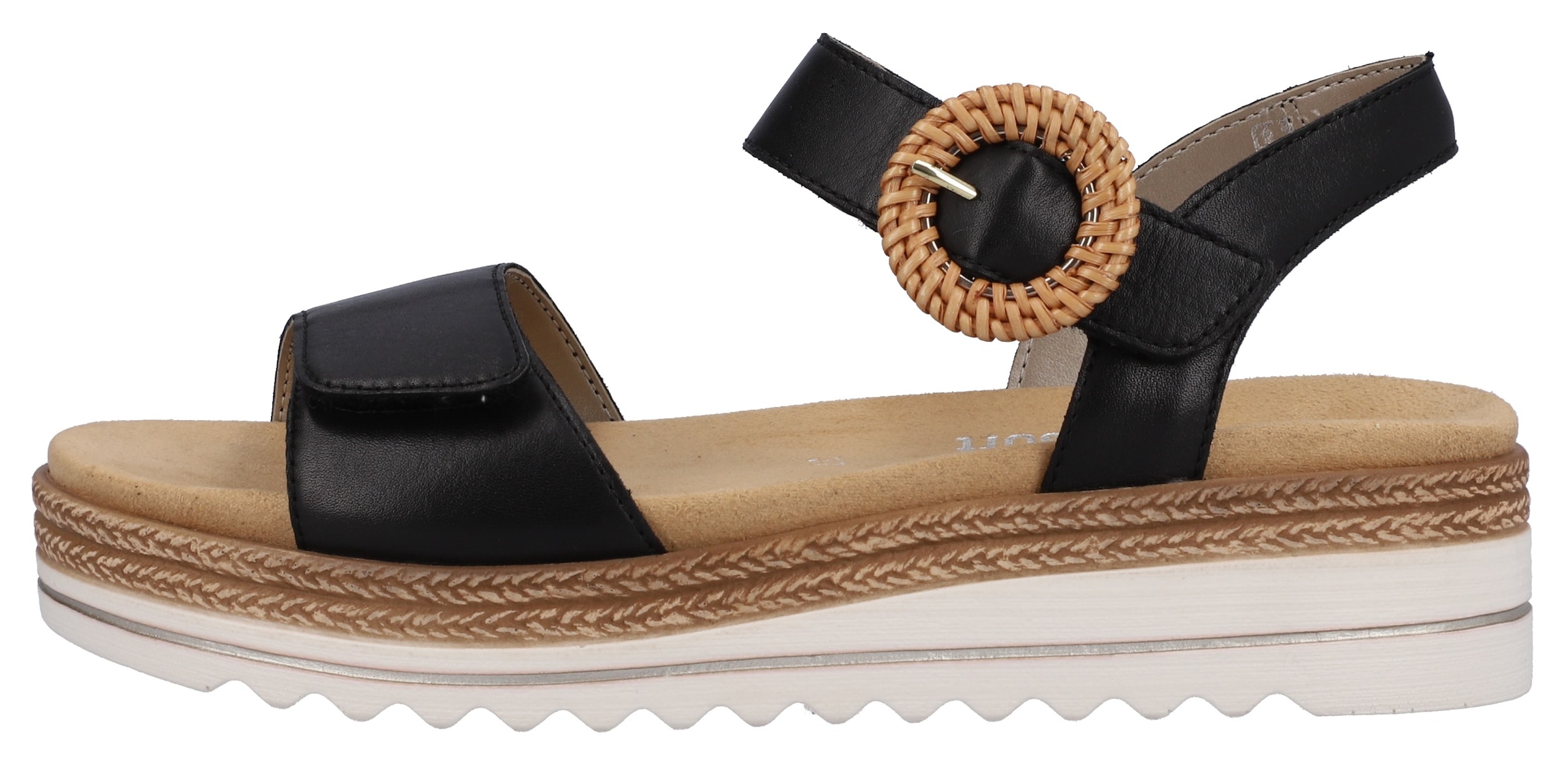 Remonte Keilsandalette  , Sommerschuh, Riemchensandale mit praktischem Klettverschlüssen