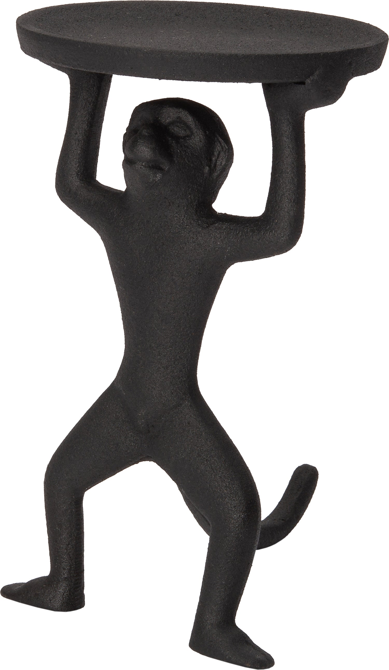 Intratuin beeld Xavi aap zwart 12 x 15 x 19 cm