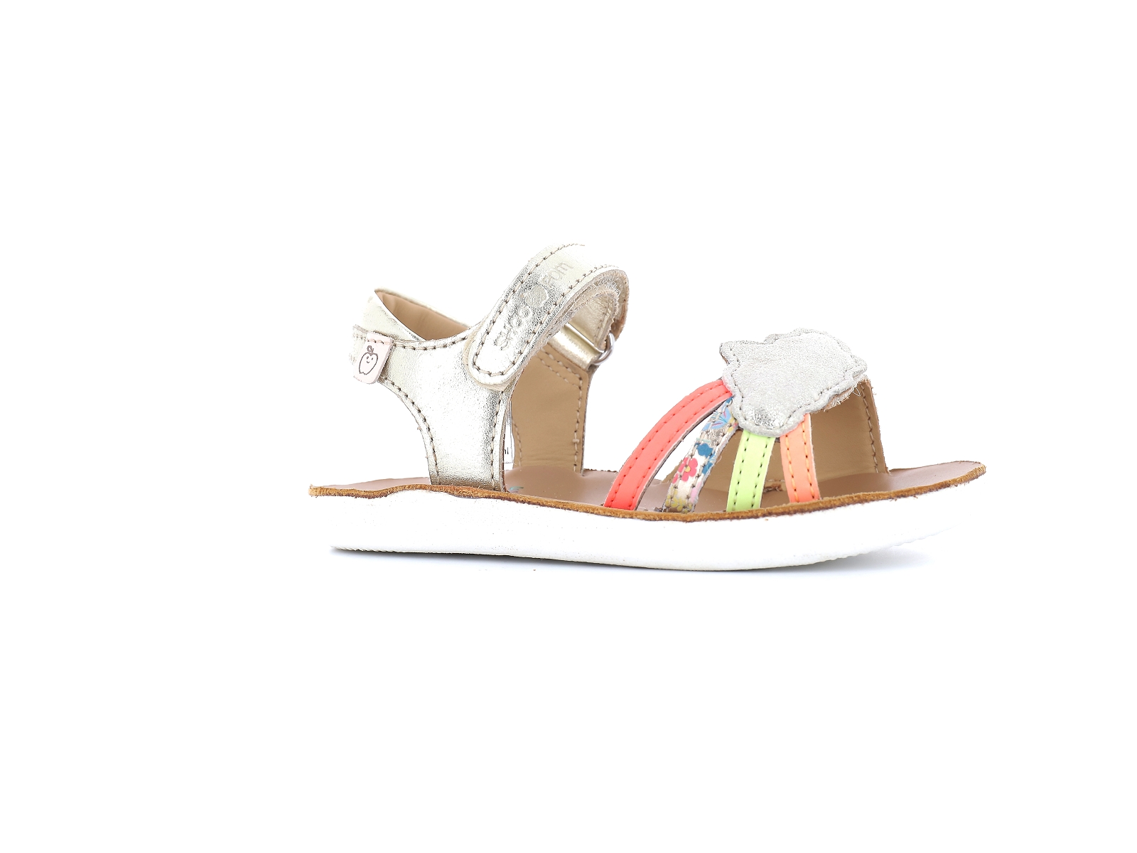 Shoopom-GOA MULTI Cuir Platine