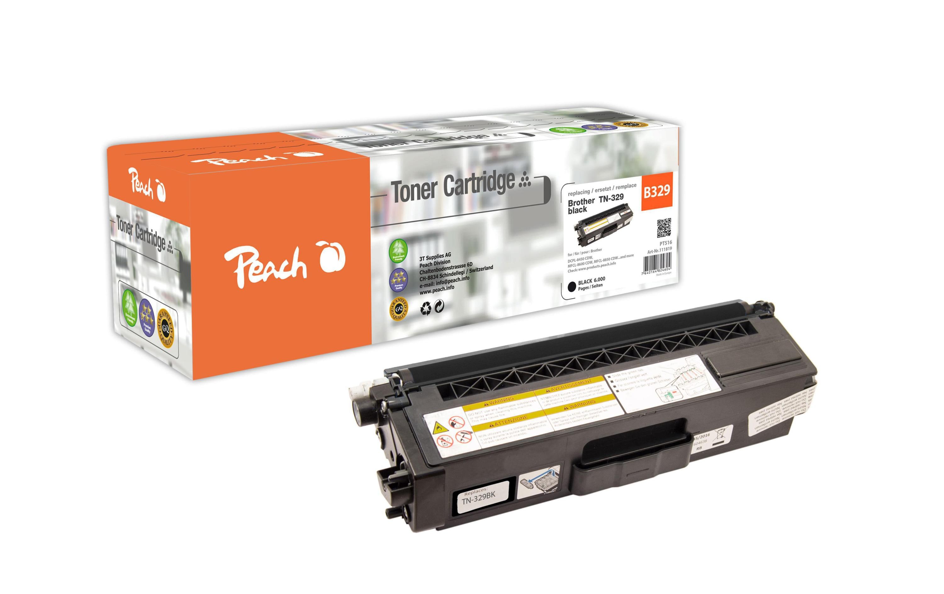 Toner Brother TN-329BK BlackToner, Schwarz