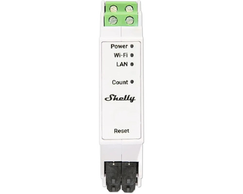 Shelly Pro 3EM elektriciteitsmeter incl. 3x 120A aansluitingen, meetfunctie, WLAN