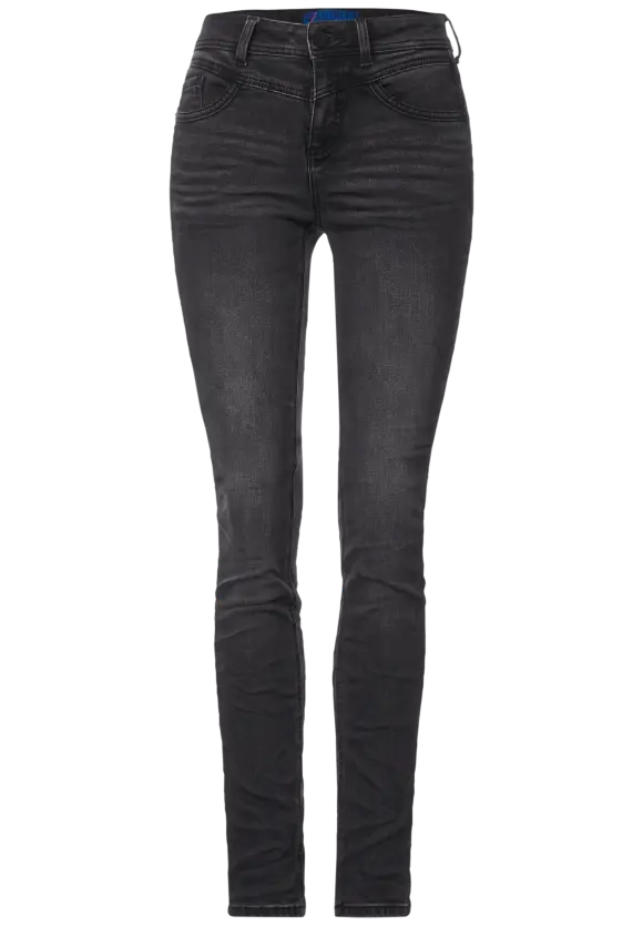 Slim Fit Jeans - soft black wash