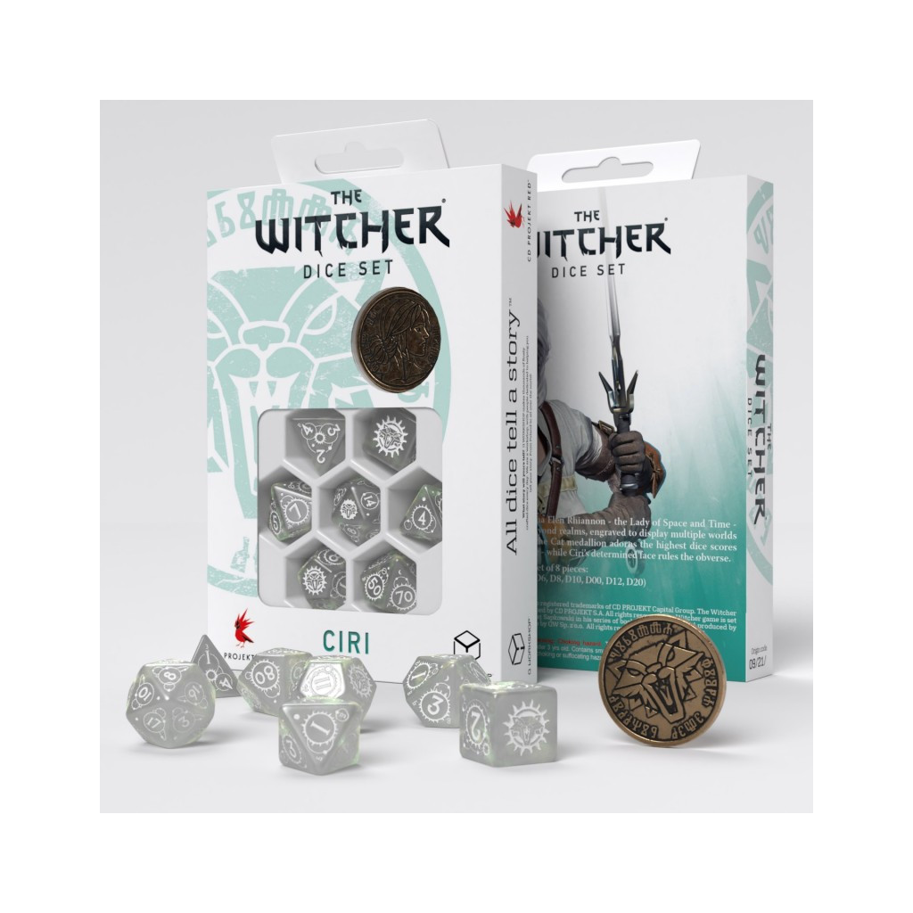 The Witcher Dice Set - Ciri - The Lady of Space and Time