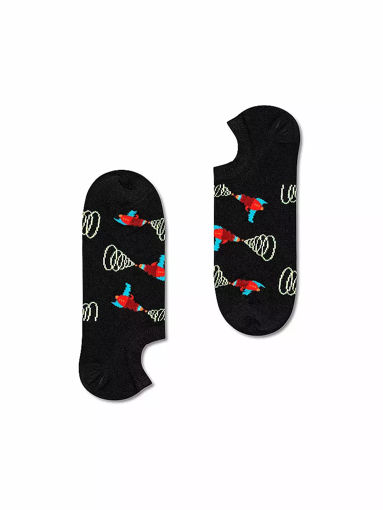 HAPPY SOCKS Herren Sneaker Socken LAZER QUEST black / multi schwarz
